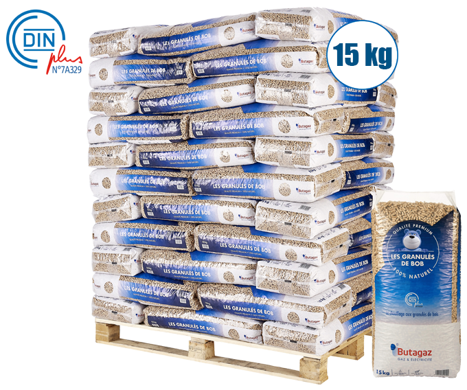 Palette Granulés de BOB - 66 sacs de 15kg