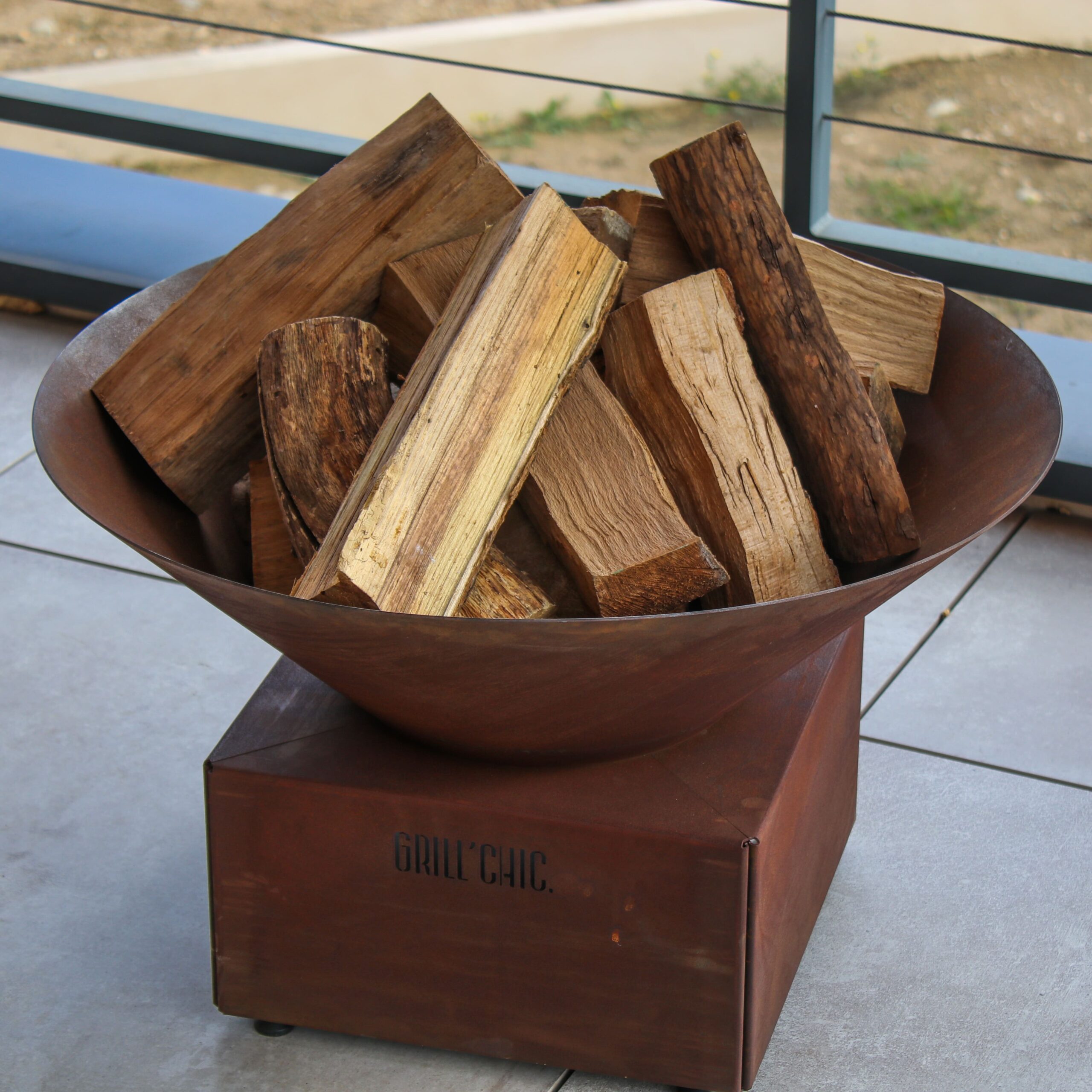 Bol à Feu Mini Cevenol Corten Simple Cuve 