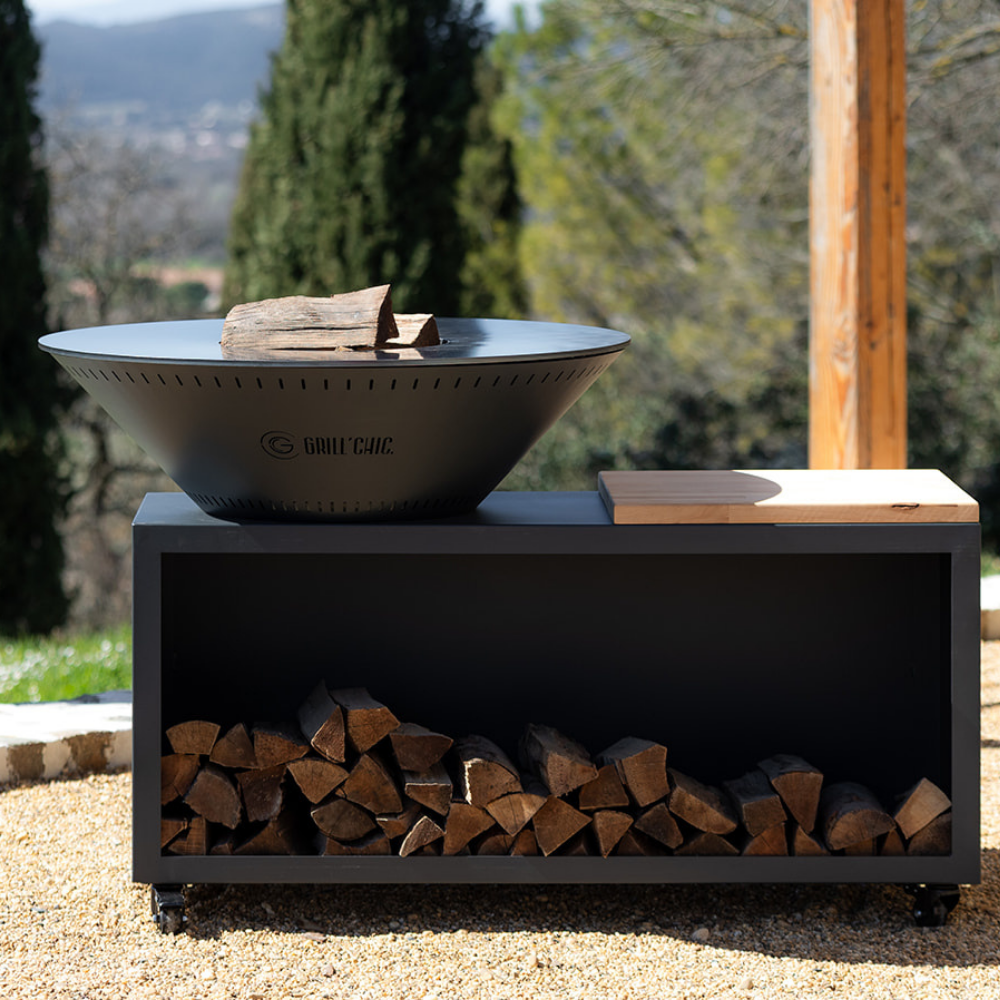 Pack Confort Brasero Traditionnel Acier 103 Gris Anthracite Double Cuve Nos promos