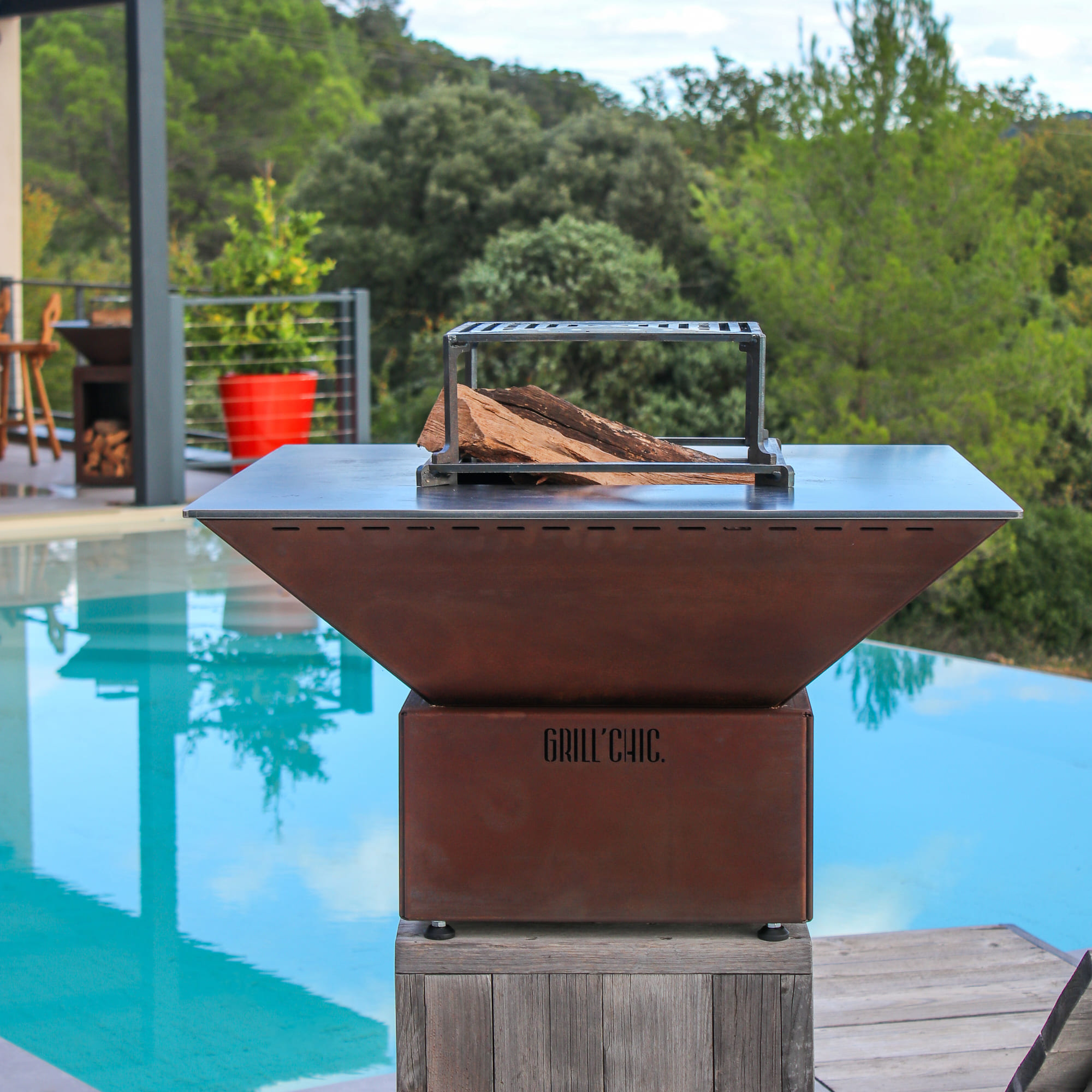 Brasero Mini Cévenol Corten