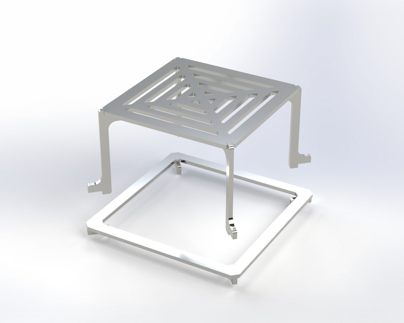 Grille et Stop-Food pour Brasero Auvergnat / Mini Cevenol 62 